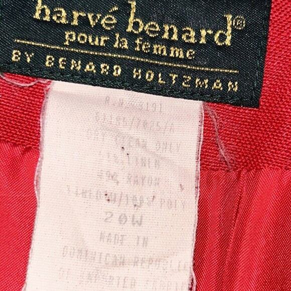 Harve Benard Holtzman One Button Linen Jacket Womens 20W Lapel Pockets Lined - Picture 6 of 11